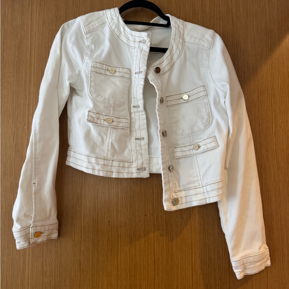 PAIGE White Jean Jacket